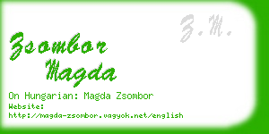 zsombor magda business card